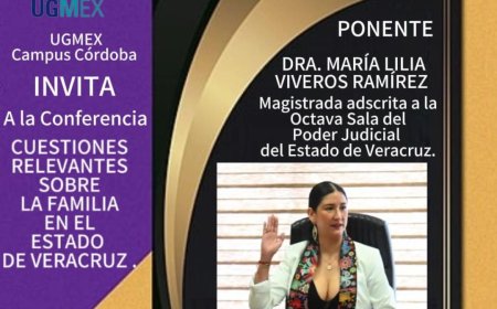 Conferencia “Cuestiones relevantes sobre la familia en el estado de Veracruz”
